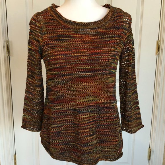 Studio JPR Open Weave Sweater with tank - Picture 1 of 5